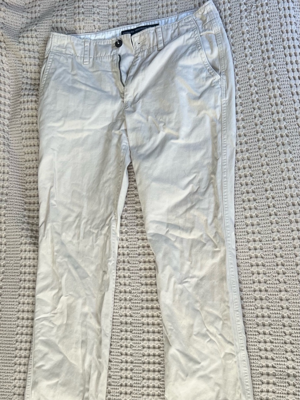 American Eagle Tan Original Straight Pants Size 32X34
